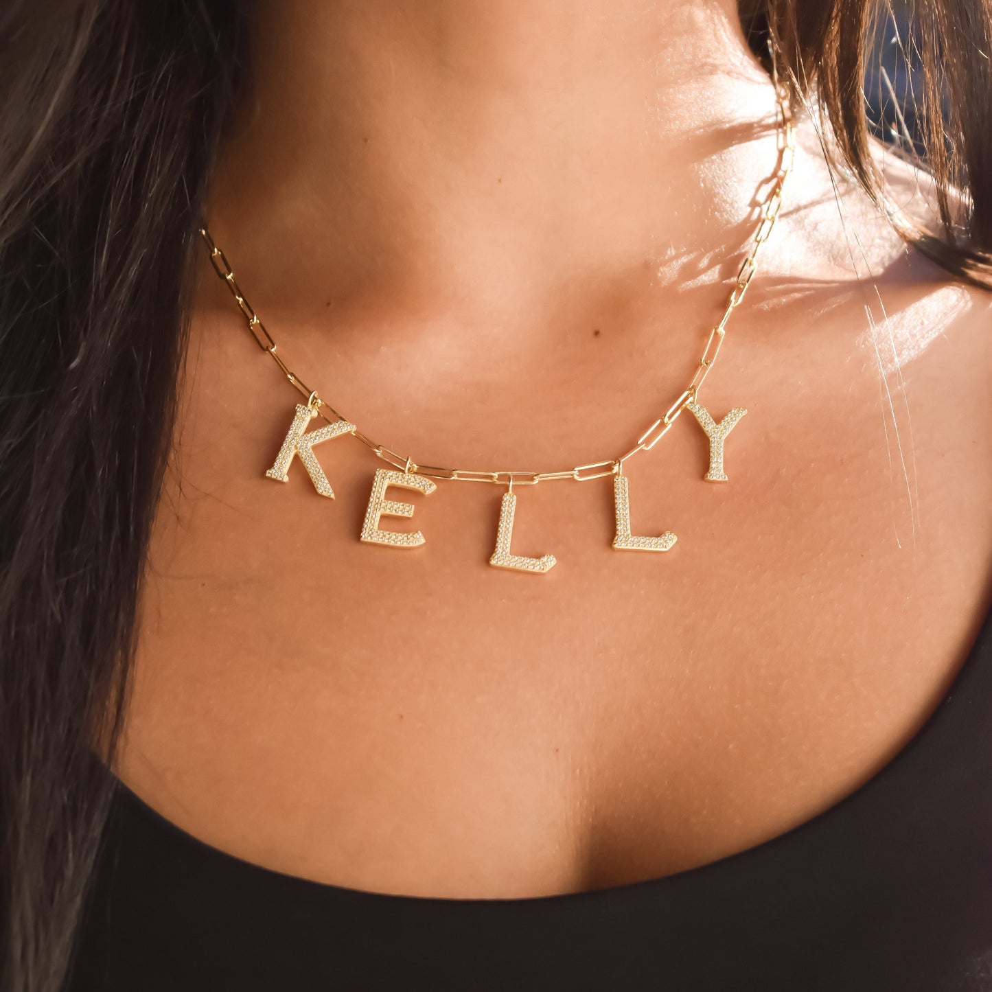 Custom Statement Name Necklace necklace Bob