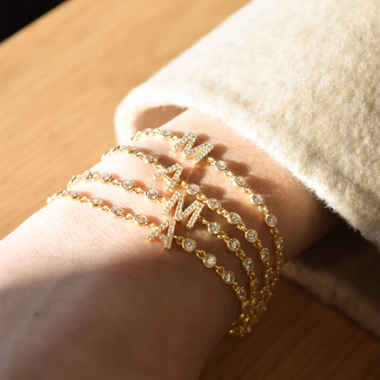 4 Strand Mama Crystal Bracelet JEWELRY The Sis Kiss