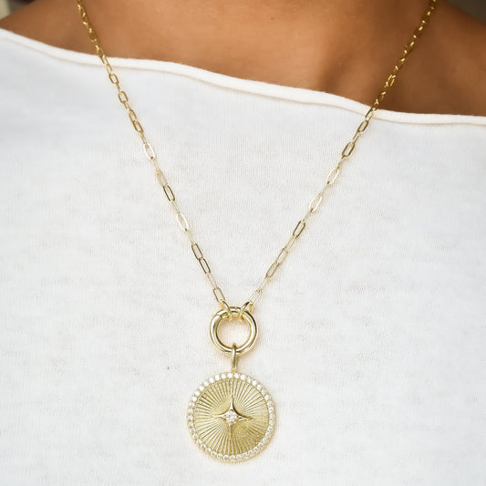 Sis Kiss Signature Star Coin Necklace Necklaces Joyce