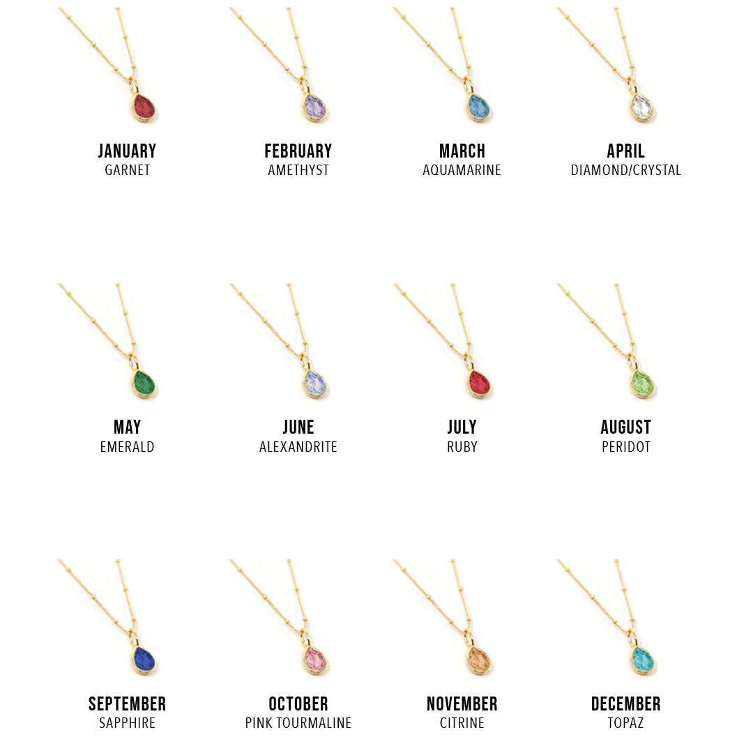 Birthstone Charm Charms & Pendants The Sis Kiss