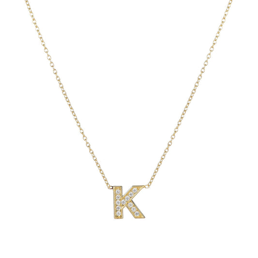 Custom Bold Initial Necklace necklace Bob