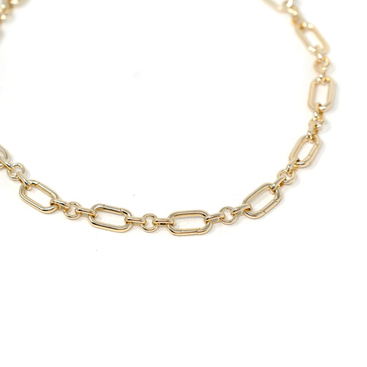 Collectors Charm Necklace The Sis Kiss Gold