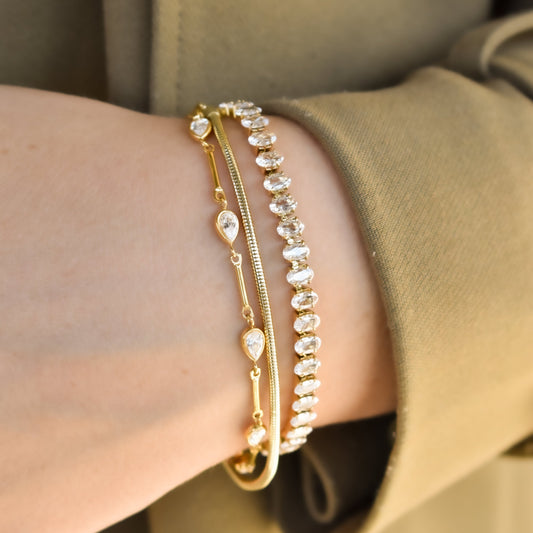 Teardrop Crystal Bracelet Bracelet Crystal
