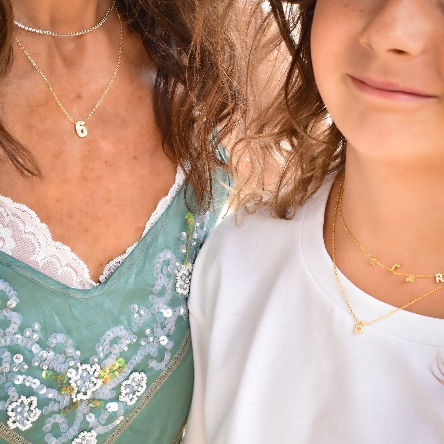 Custom Bold Number Necklace