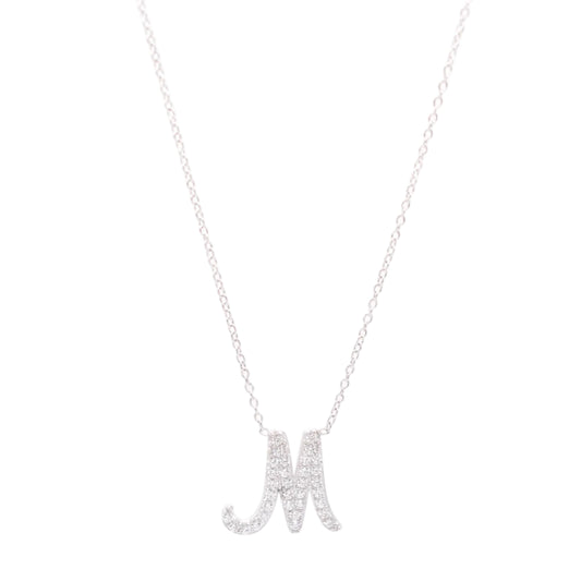 Custom Script Initial Necklace necklace Bob