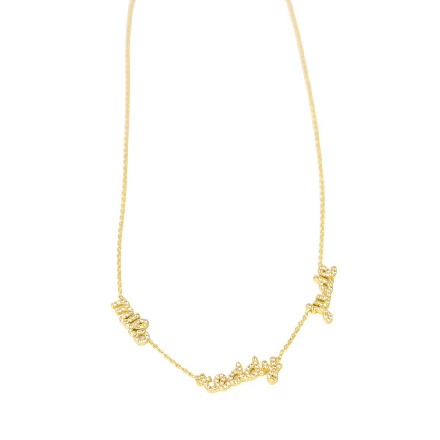 Custom Petite Script Multiple Name Necklace necklace Bob