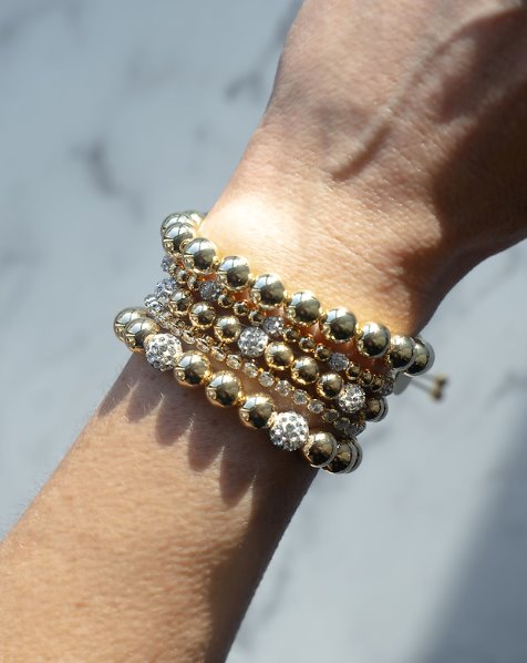 Dover Beaded Adjustable Bracelet JEWELRY The Sis Kiss