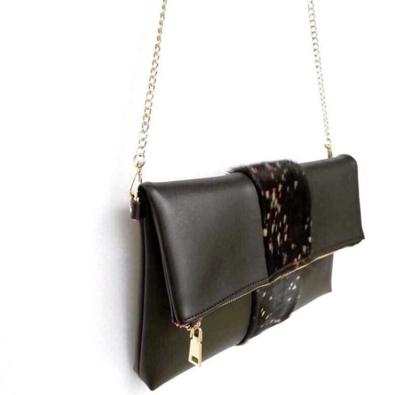 The Hair on Hide Clutch bag The Sis Kiss