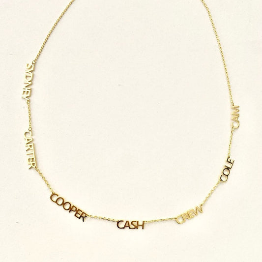 Custom My Mantra/Name Necklaces necklace Saida