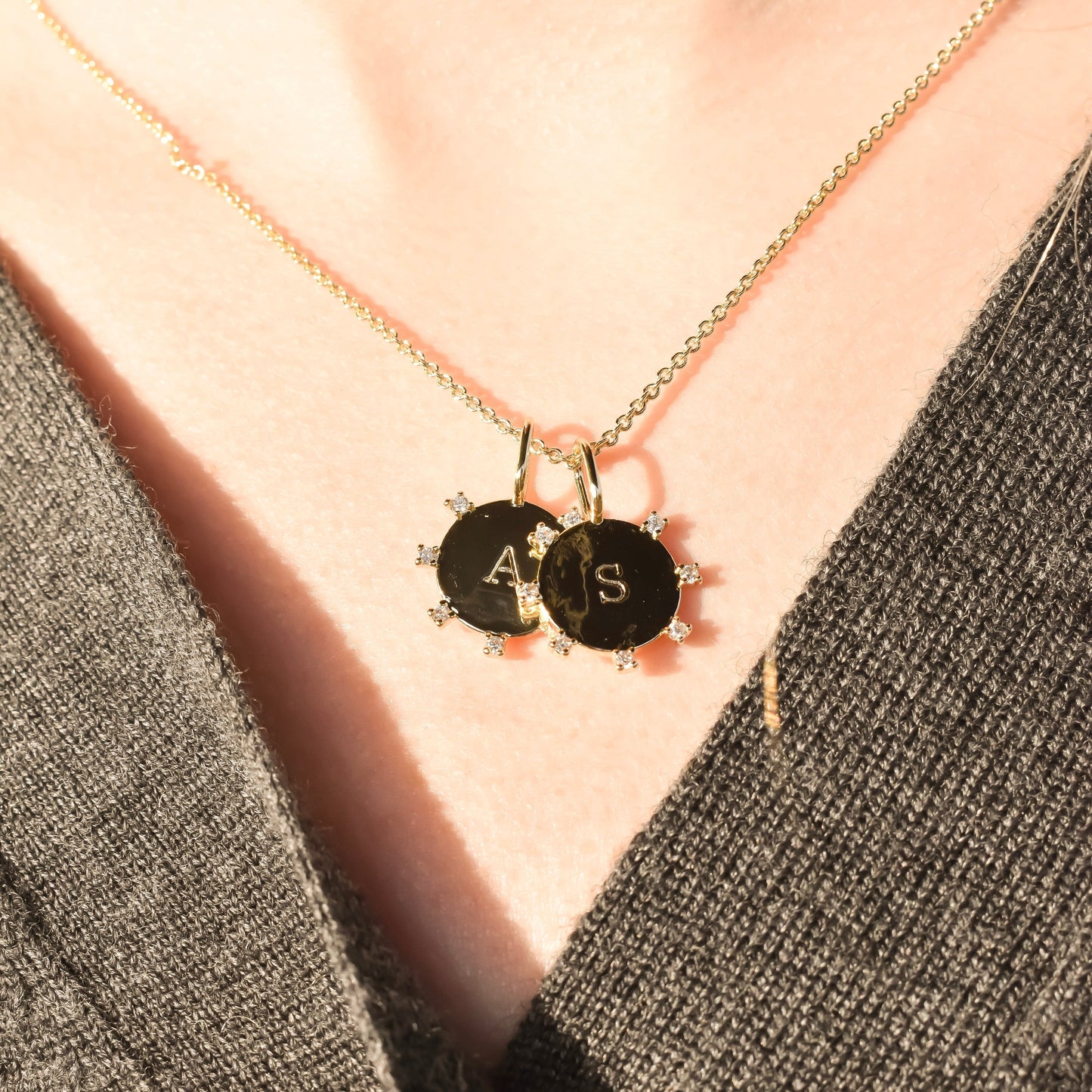 Harper Initial Charm Charms & Pendants Joyce