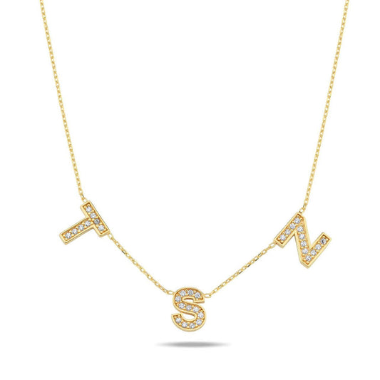 It’s All in a Name® *Bold* Personalized Necklace JEWELRY The Sis Kiss