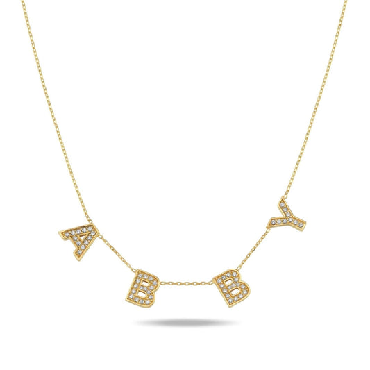 It’s All in a Name® *Bold* Personalized Necklace JEWELRY The Sis Kiss