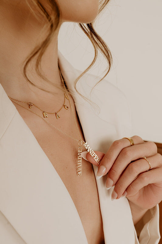 Mantra Charm Necklace JEWELRY The Sis Kiss