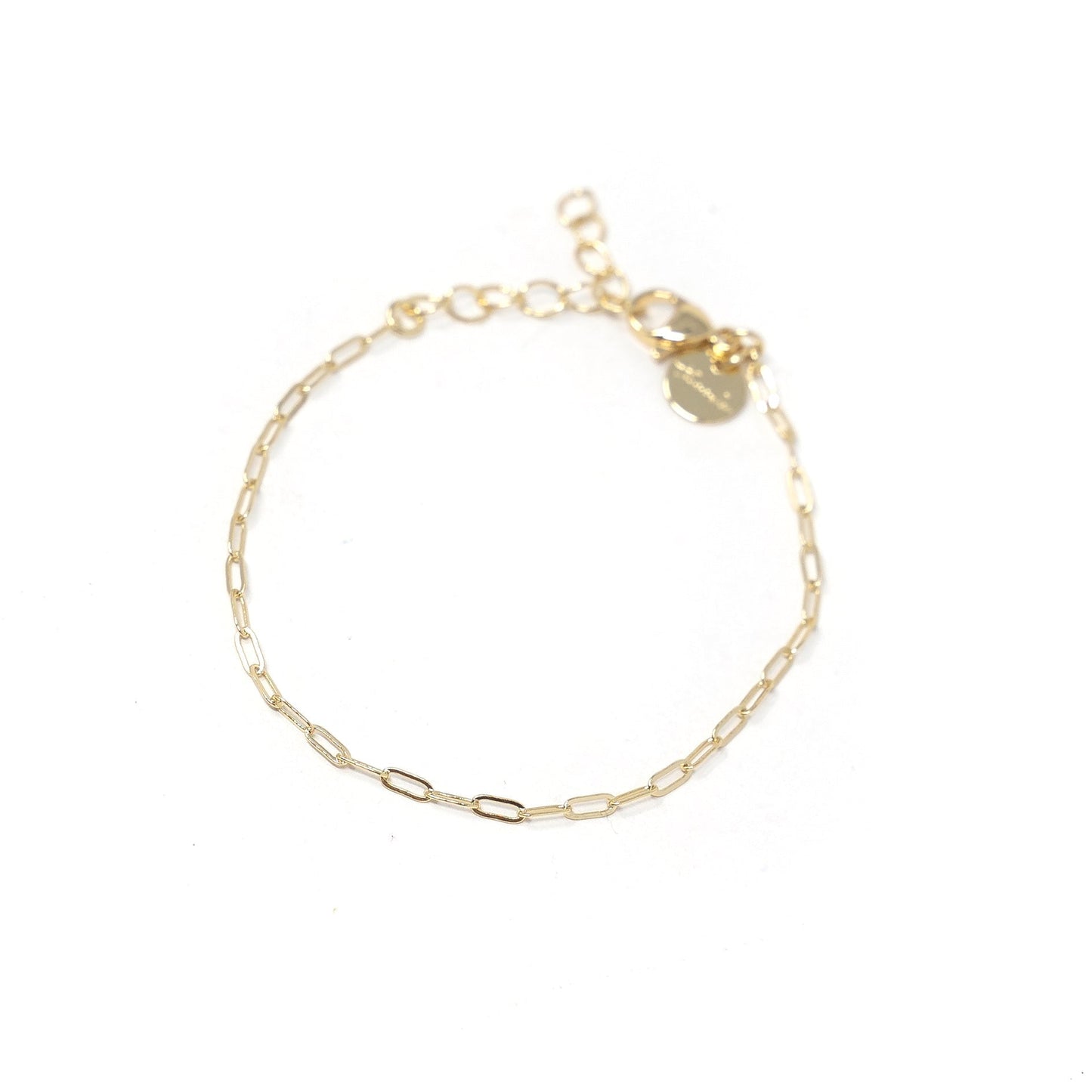 Sis Kiss Summer Anklets JEWELRY The Sis Kiss Mini Paperclip - Preorder Gold