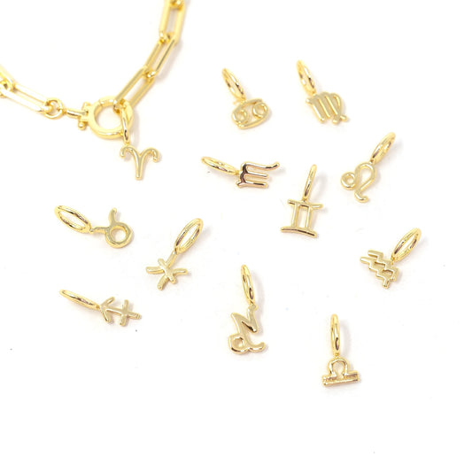 Zodiac Charm Charms & Pendants The Sis Kiss