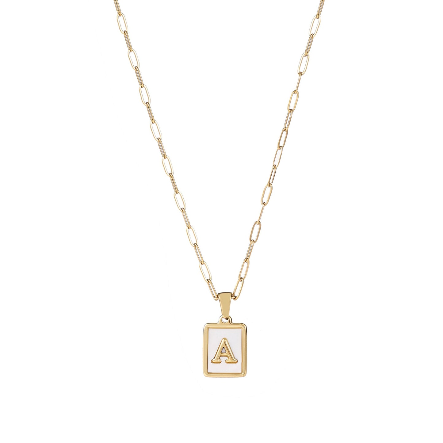 Ocean Drive Initial Necklace Bob Gold A