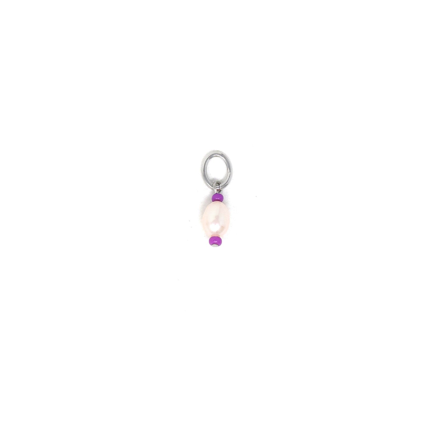 Purple and Pearl Charm Charms & Pendants The Sis Kiss