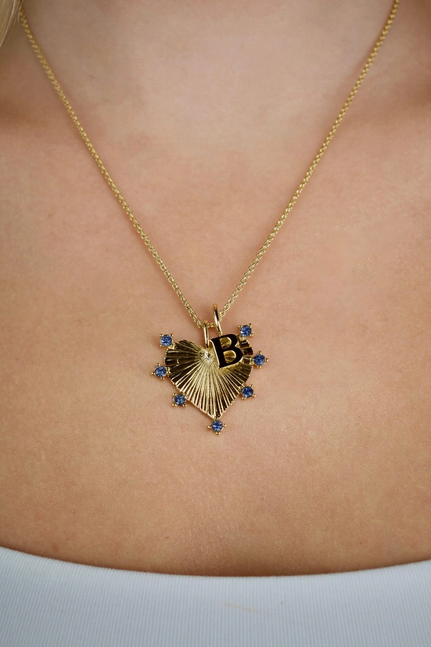 Grove Heart Charm Charms & Pendants Joyce