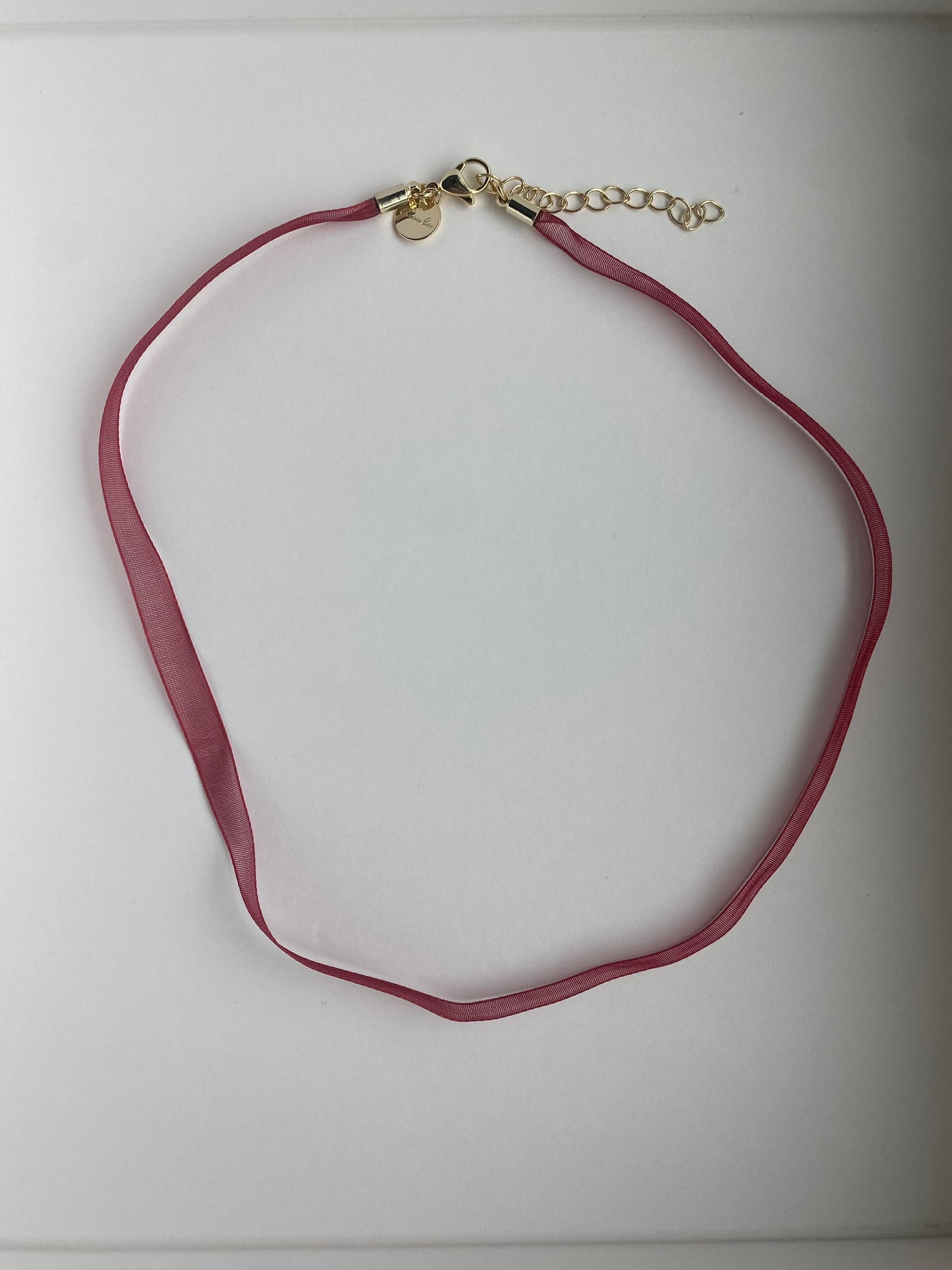 The Ribbon Necklace Sis Kiss