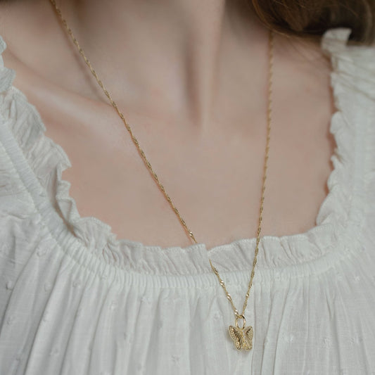 Skinny Twist Chain Necklaces The Sis Kiss