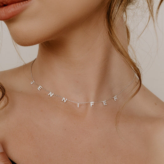 It’s All in a Name® *Mini* Personalized Necklace JEWELRY The Sis Kiss