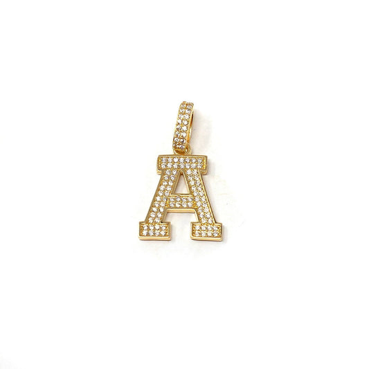 Varsity Letter Necklace JEWELRY The Sis Kiss