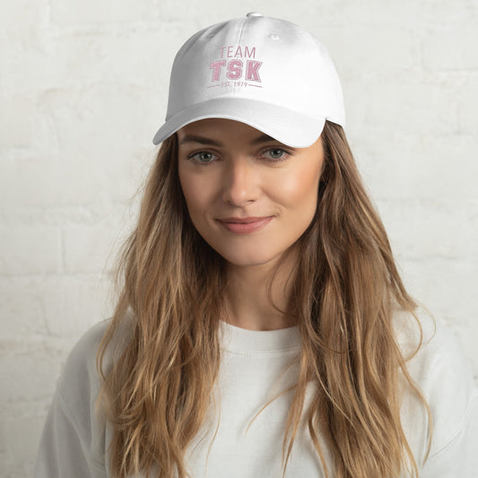 Team TSK Embroidered Dad hat The Sis Kiss