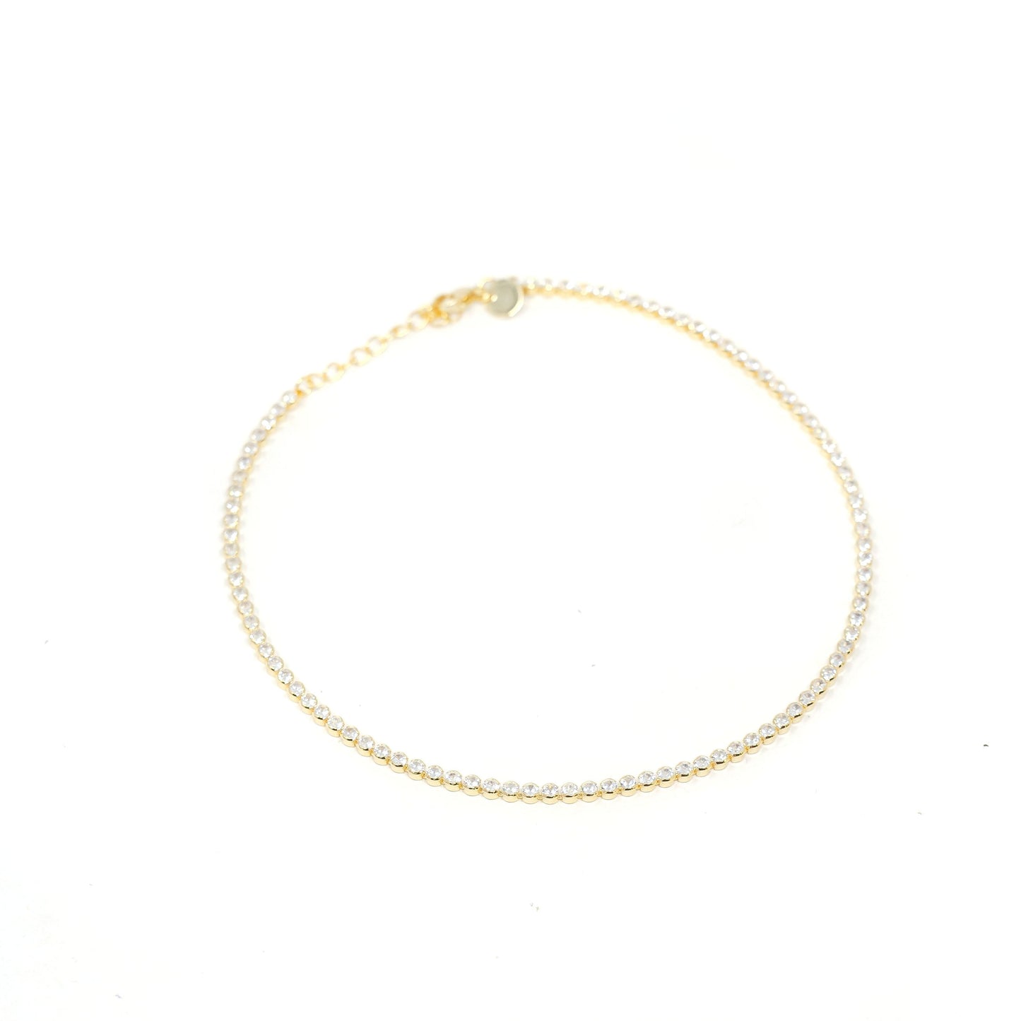 Morgan Bezel Tennis Necklace Necklaces Joyce