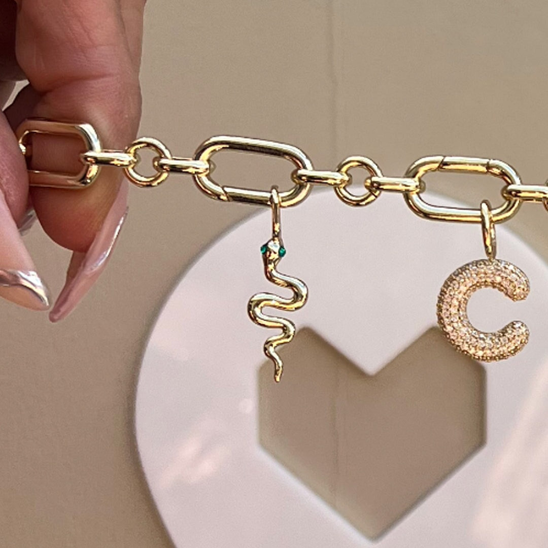 Snake Charm Charms & Pendants Sis Kiss