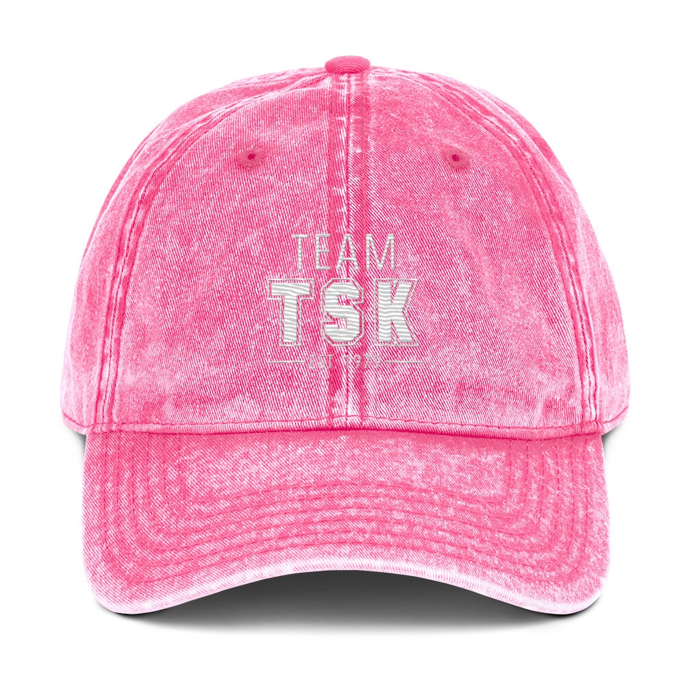Team TSK Vintage Cotton Twill Cap The Sis Kiss