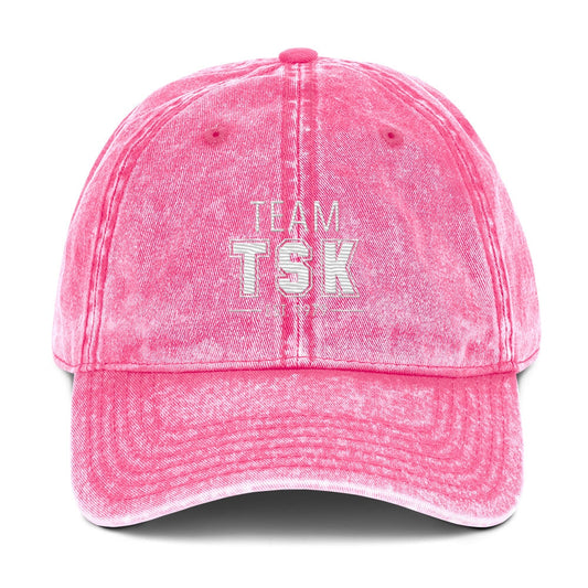 Team TSK Vintage Cotton Twill Cap The Sis Kiss