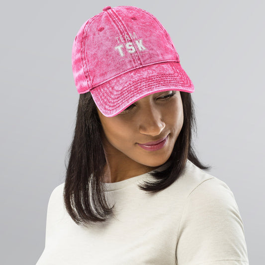 Team TSK Vintage Cotton Twill Cap The Sis Kiss