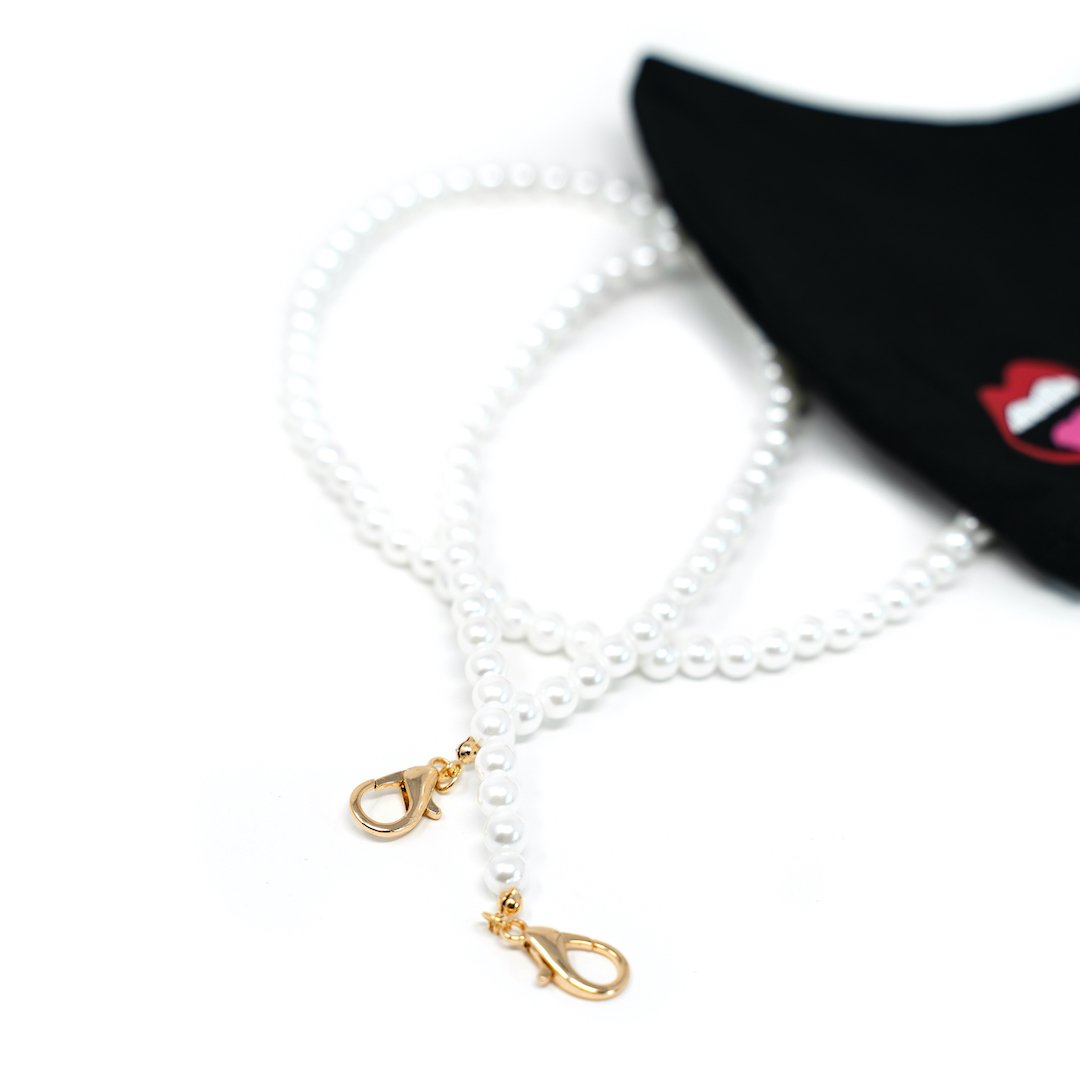 Save Your Mask - Sis Kiss Mask Chains ACCESSORY The Sis Kiss Faux Pearl