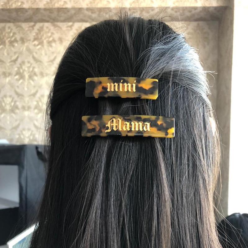Twinning Mama and Mini Hair Clips ACCESSORY The Sis Kiss
