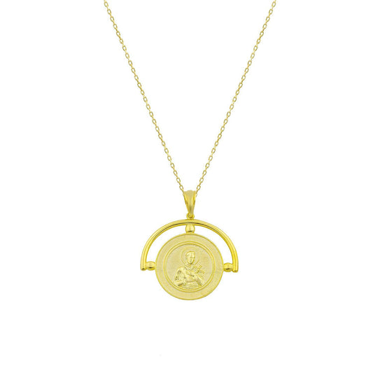 Ash & Em Coin Pendant Necklace JEWELRY The Sis Kiss