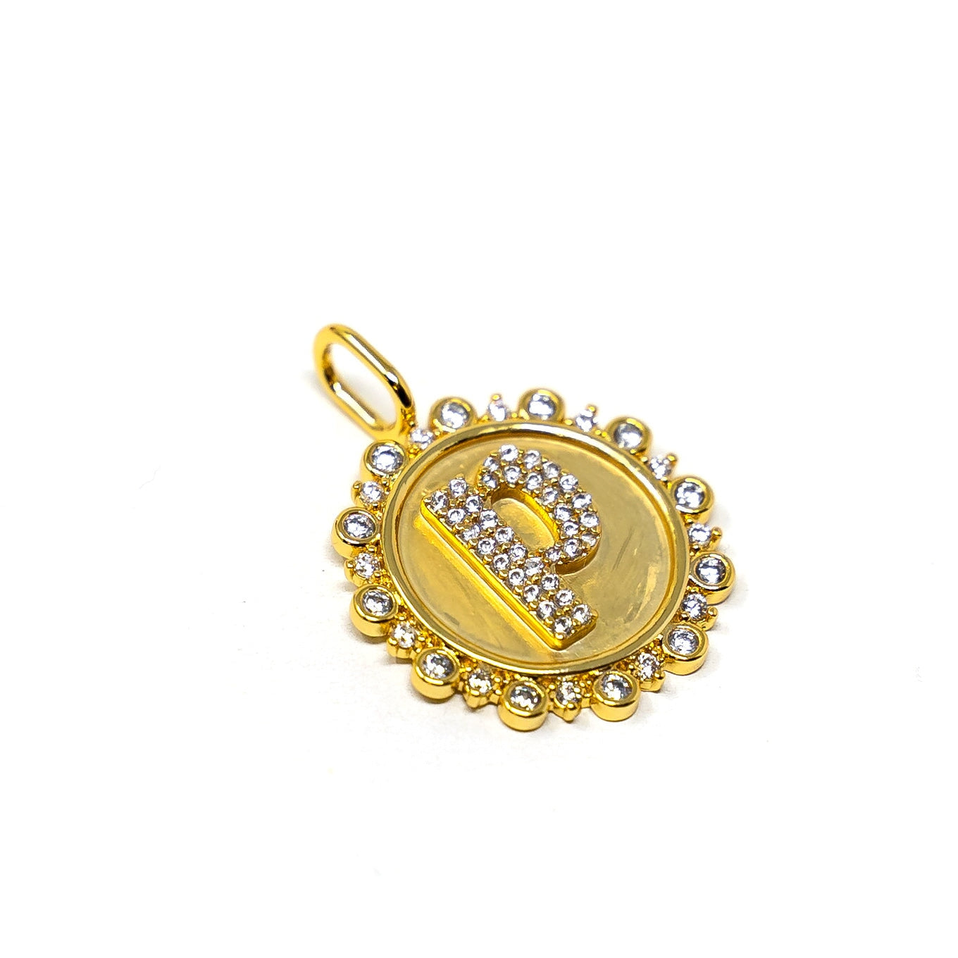 Coin Initial Charm Charms & Pendants The Sis Kiss