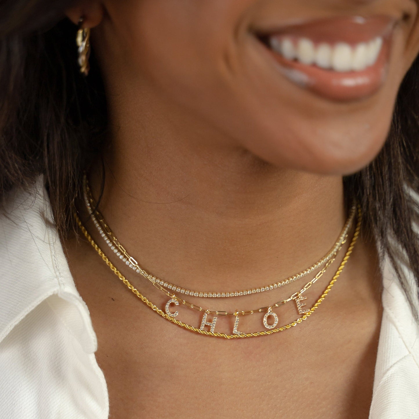 TSK Your Way Paperclip Chain Jewelry The Sis Kiss