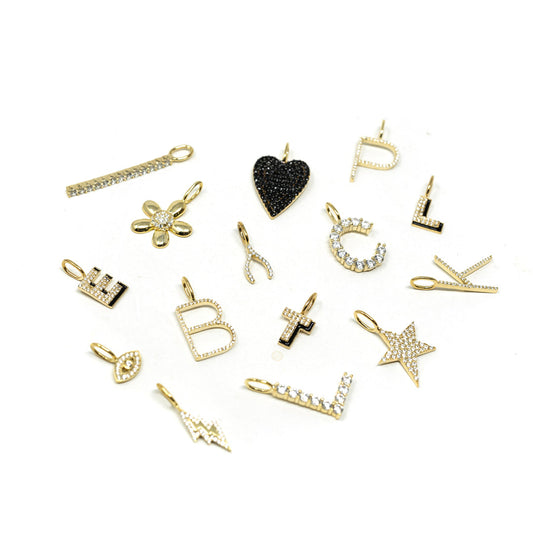 Bling Bar Charm Charms & Pendants The Sis Kiss