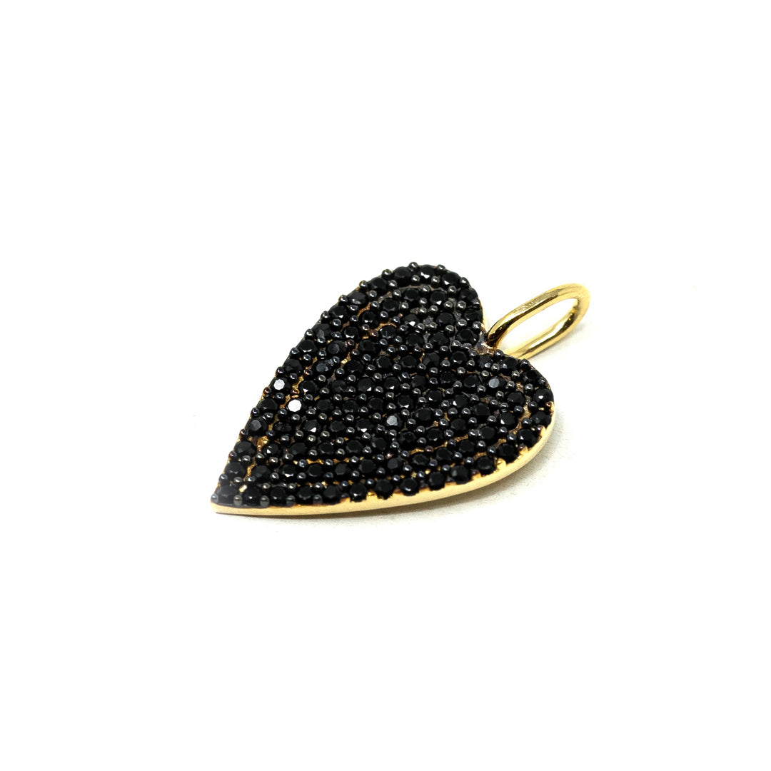 Moody Heart Charm Charms & Pendants The Sis Kiss