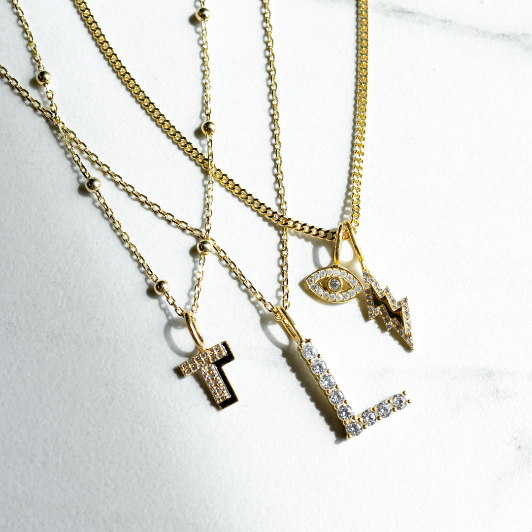 Standout Initial Charm Charms & Pendants The Sis Kiss