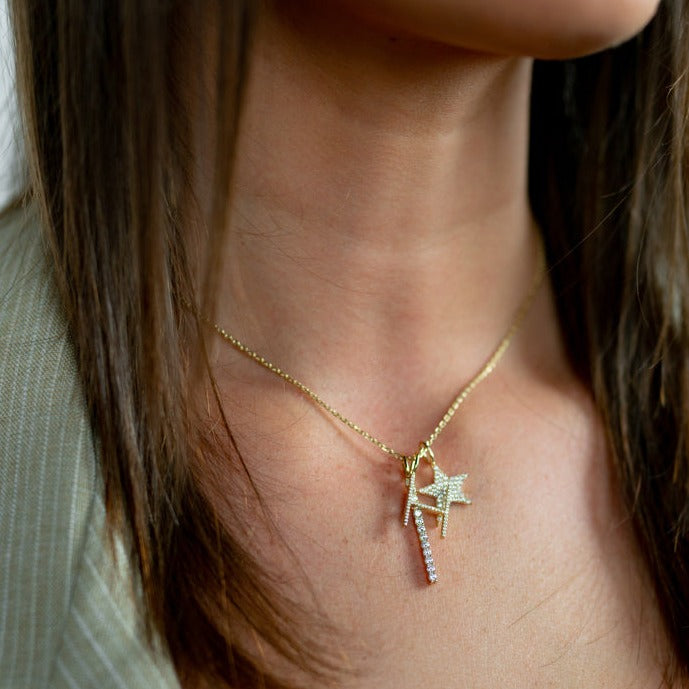 Sleek Initial Charm Charms & Pendants The Sis Kiss