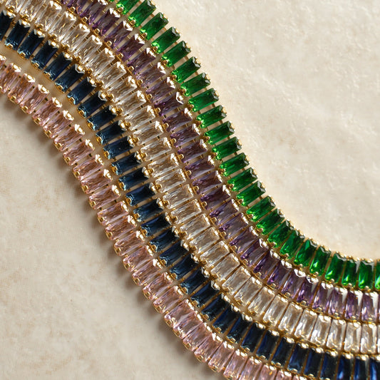 Baguette Burst Bracelet JEWELRY The Sis Kiss