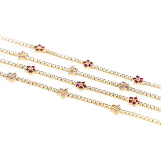 Hibiscus Tennis Necklace Necklaces Jason