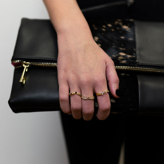 Lightning Bolt Wrap Ring JEWELRY The Sis Kiss