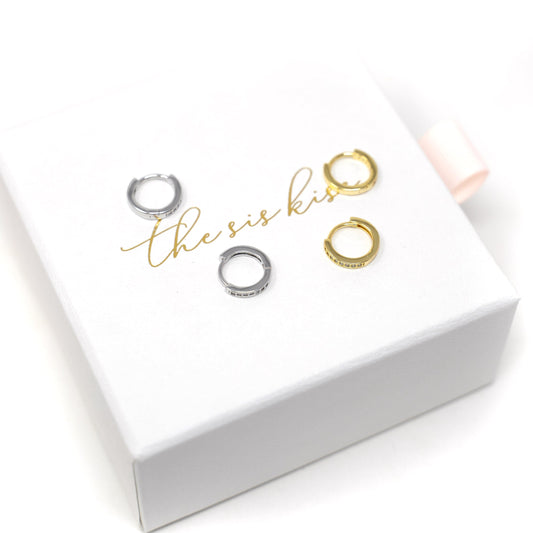 Crystal Huggies JEWELRY The Sis Kiss