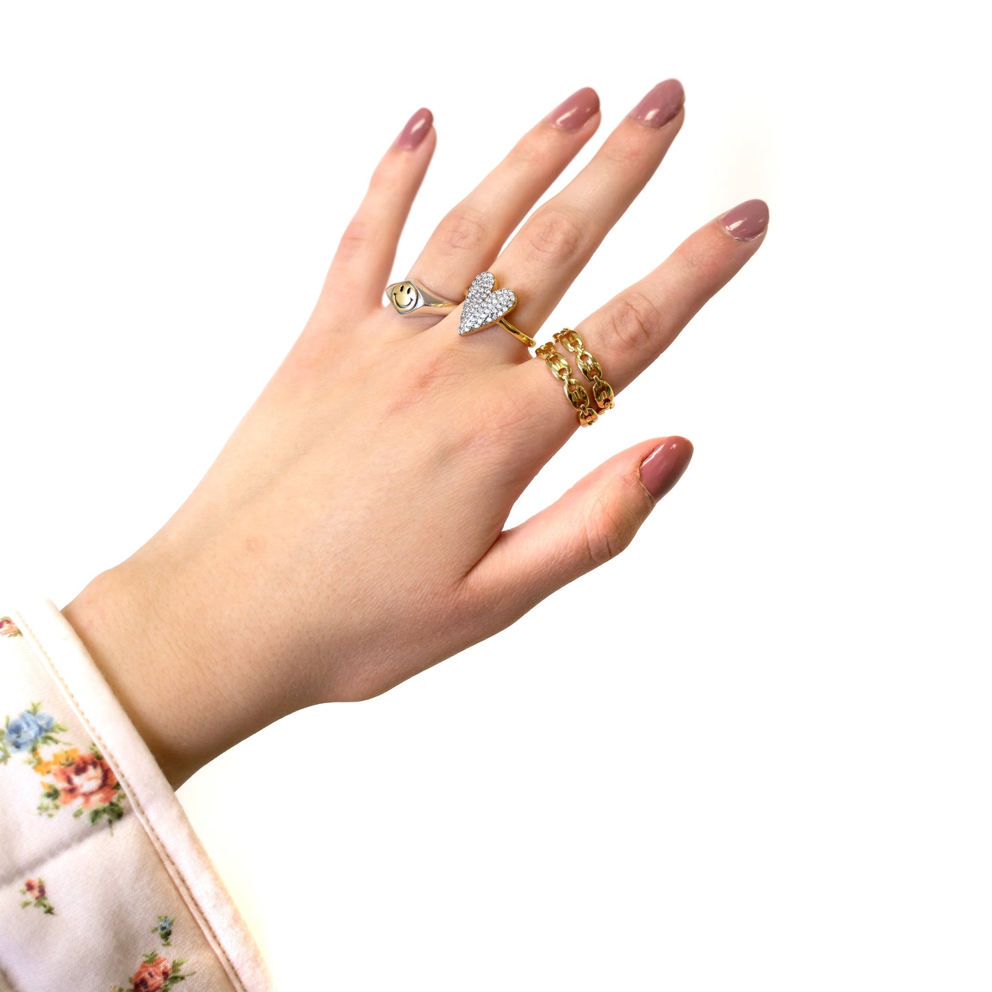Anchor Chain Adjustable Ring JEWELRY The Sis Kiss