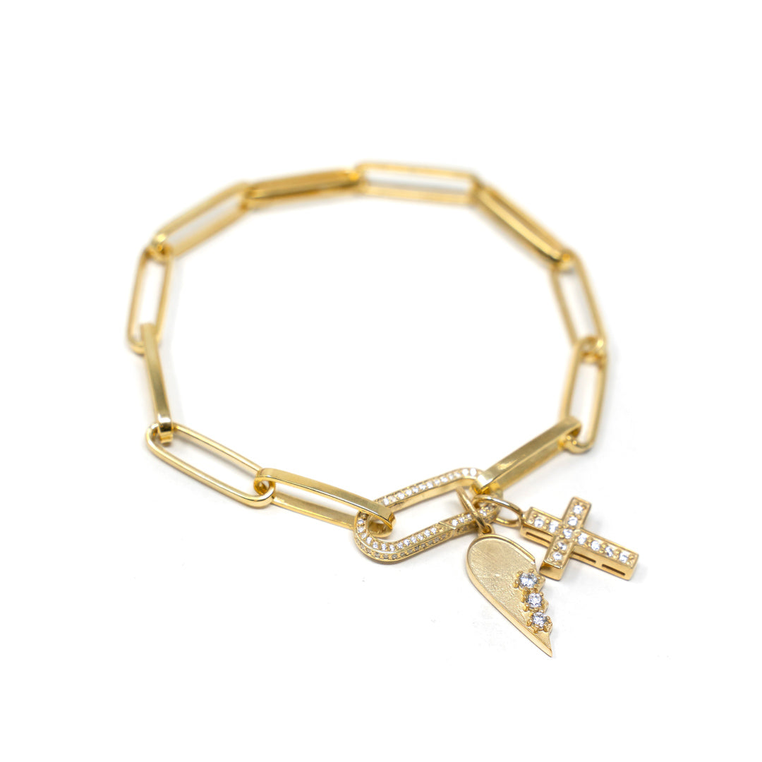 Crystal Cross Charm PREORDER Charms & Pendants The Sis Kiss