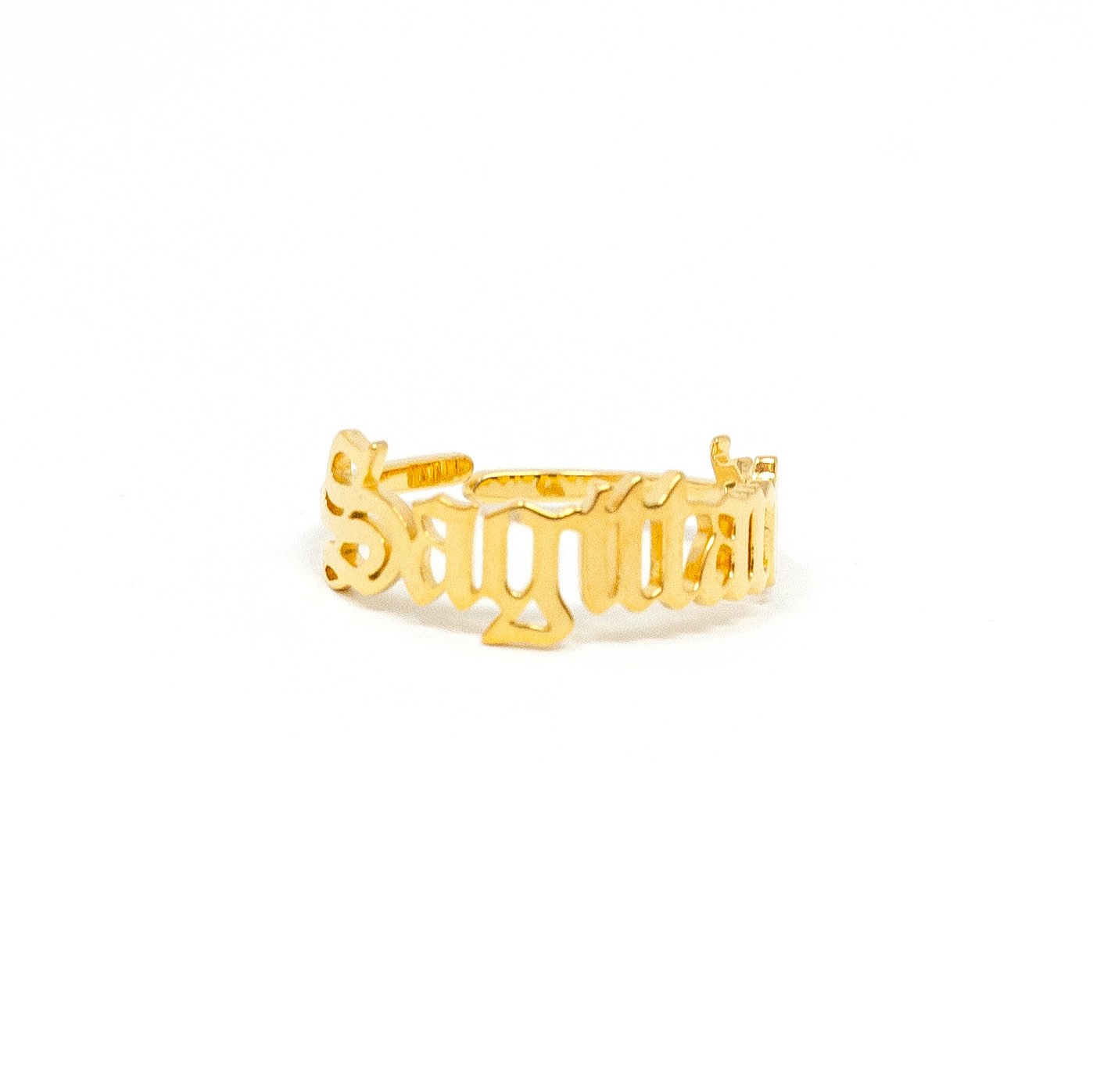 Zodiac Olde English Adjustable Rings JEWELRY The Sis Kiss Sagittarius