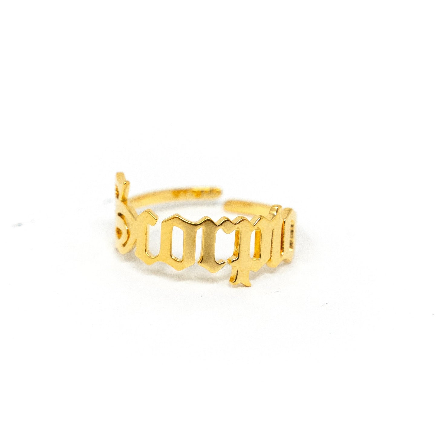 Zodiac Olde English Adjustable Rings JEWELRY The Sis Kiss Scorpio