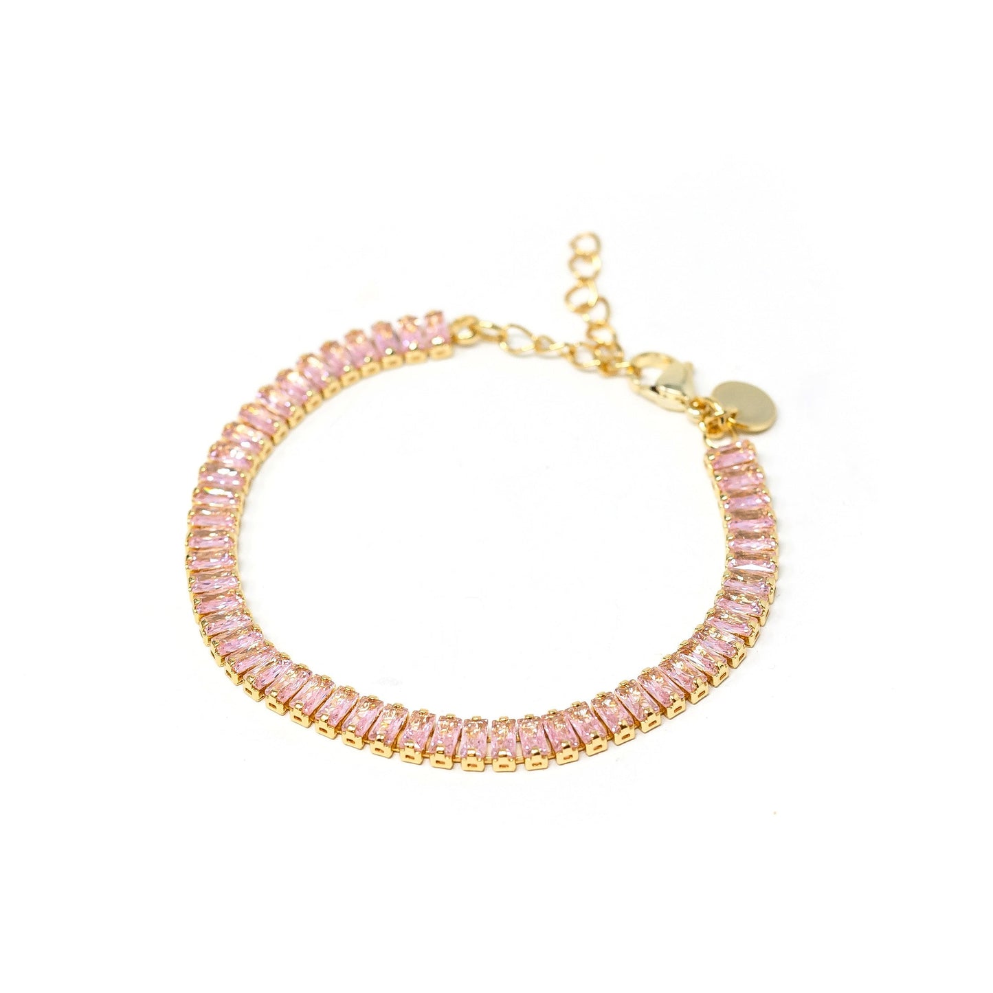 Baguette Burst Bracelet JEWELRY The Sis Kiss Pink